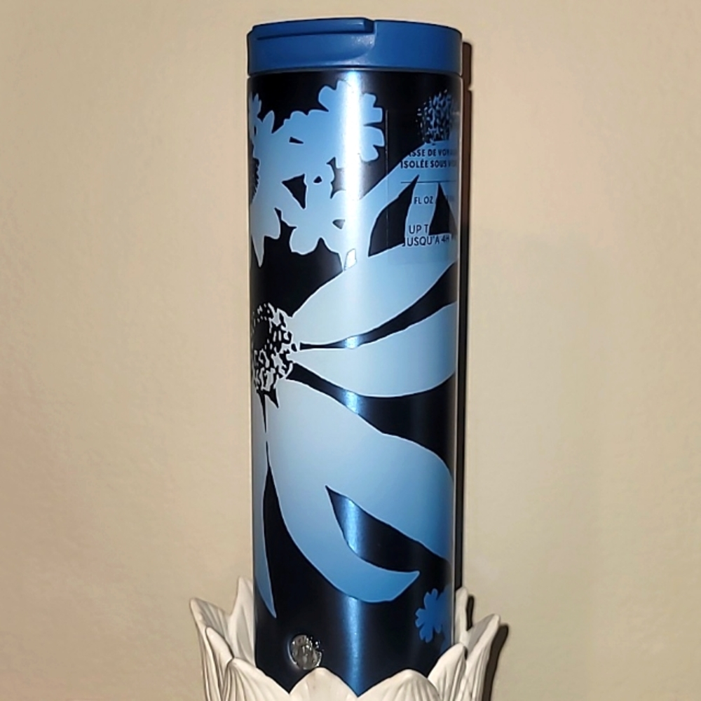 ~PRICE FIRM~ Starbucks Hot blue floral cup